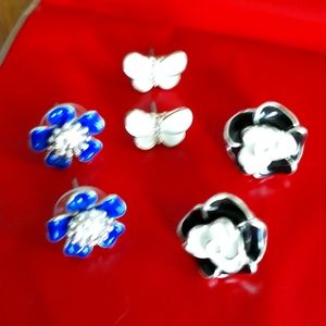 Post Earrings (3 pair)